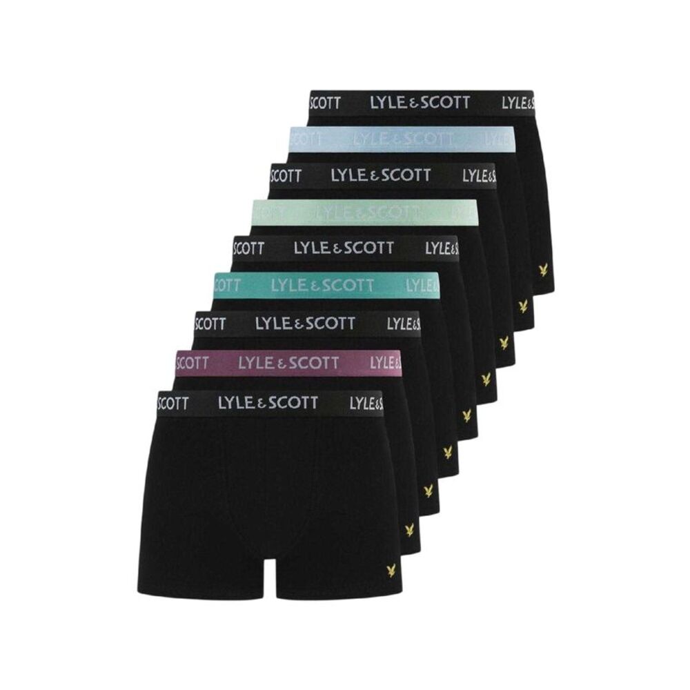 Lyle & Scott Mens Boxer Shorts (Pack of 10) / Black